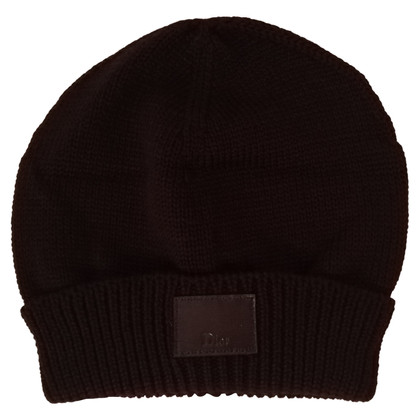 Dior Hut/Mütze aus Wolle in Schwarz