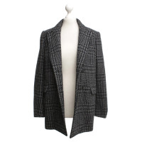 Isabel Marant Etoile Jacket with check pattern in black / grey