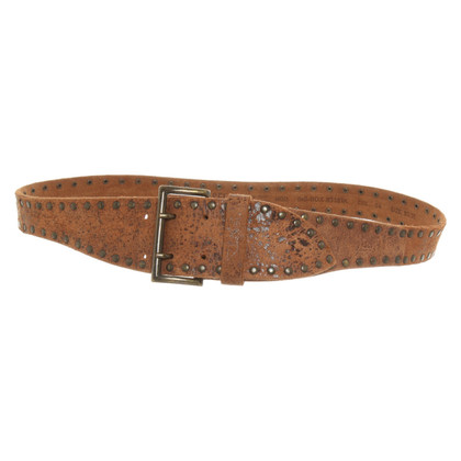 Diesel Belt Leather in Brown