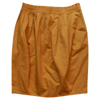 Moschino Love Skirt Cotton in Gold
