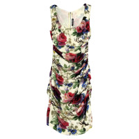 Dolce & Gabbana zijden jurk met bloemenprint