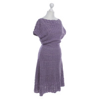 Missoni Knitted dress in violet / gray