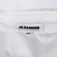 Jil Sander Top en Coton en Blanc