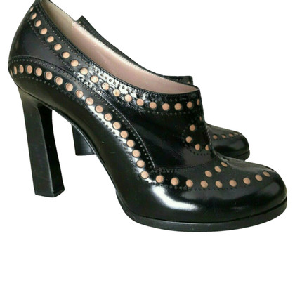 Emporio Armani Ankle boots Patent leather in Black