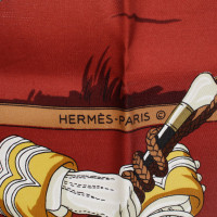 Hermès Zijden sjaal met honden motief