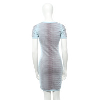 French Connection Knit dress in light blue / grey