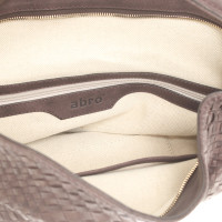 Abro Shoulder bag Leather in Brown