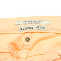 Maison Scotch Jeans Katoen in Oranje