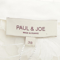 Paul & Joe robe de dentelle en crème blanche