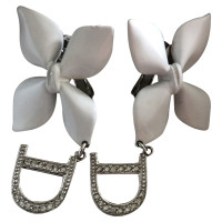 Christian Dior Earring Silver in Silvery