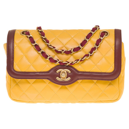 Chanel Diana Leather in Yellow