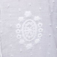 Eric Bompard Oberteil aus Baumwolle in Weiß