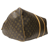 Louis Vuitton Keepall 60 aus Canvas in Braun