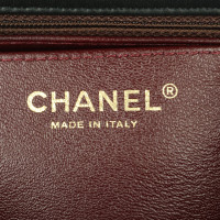 Chanel Classic Flap Bag Mini Square aus Leder in Schwarz