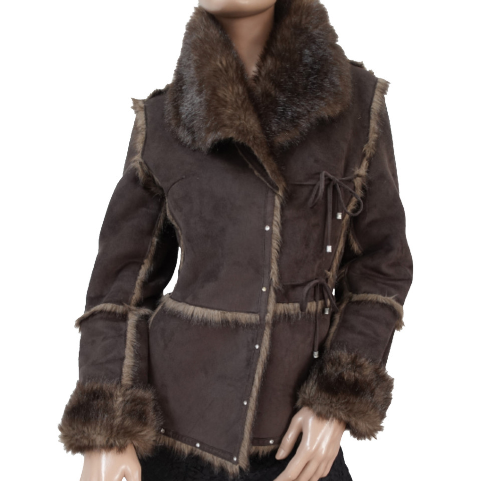 Balmain Jacket/Coat in Brown