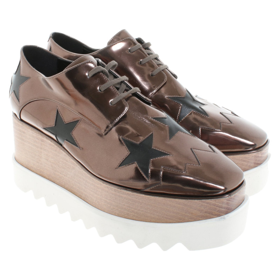 Stella McCartney Synthetic leather platform sneakers