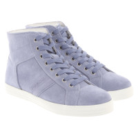 Hogan Sneakers aus Leder in Blau