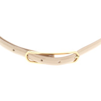 Reiss Belt Patent leather in Nude