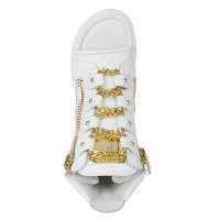 Giuseppe Zanotti Peeptoe sneakers in white