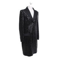 Moschino Cheap And Chic giacca lunga con paillettes