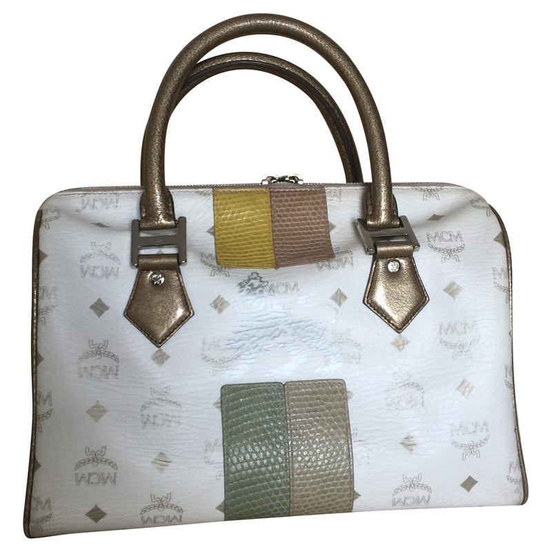 Mcm Hand bag with Monogram-pattern