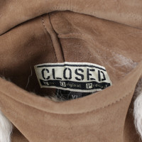 Closed Jacke/Mantel aus Pelz in Braun