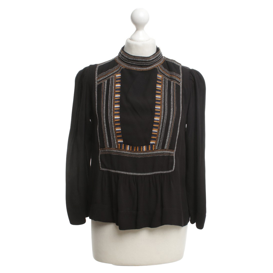 Isabel Marant Etoile blouse zwart