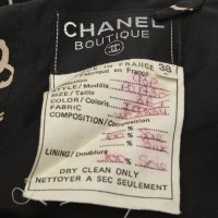 Chanel Seiden-Kleid in Schwarz