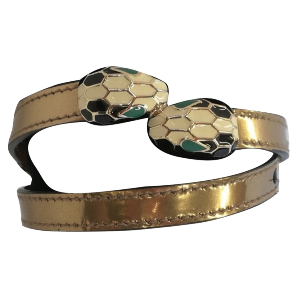 Bulgari Bracelet/Wristband Leather in Gold