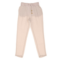 Fabiana Filippi Paire de Pantalon en Soie en Beige