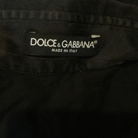 Dolce & Gabbana Black blouse de soie