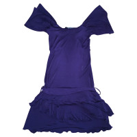 Patrizia Pepe Blauwe mini-jurk