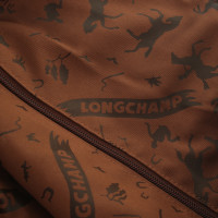 Longchamp Lederen handtas bruin