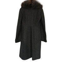 Alberta Ferretti Jacket/Coat Wool in Grey