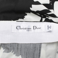 Christian Dior gonna a pieghe con motivo