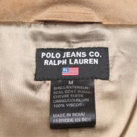Polo Ralph Lauren Veste/Manteau en Daim en Ocre