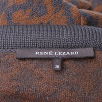 René Lezard Wool coat in orange