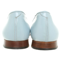 Hermès Slippers/Ballerinas Leather in Blue