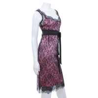 Dolce & Gabbana Kleid in Rosa/Schwarz