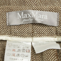 Max Mara Anzug mit Hahnentritt-Muster in Braun