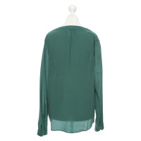 0039 Italy Top Silk in Green