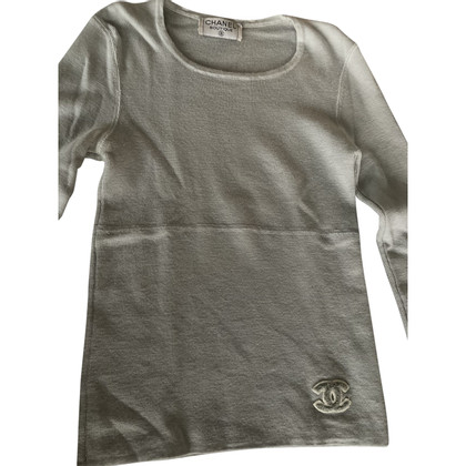 Chanel Top Wool in Grey