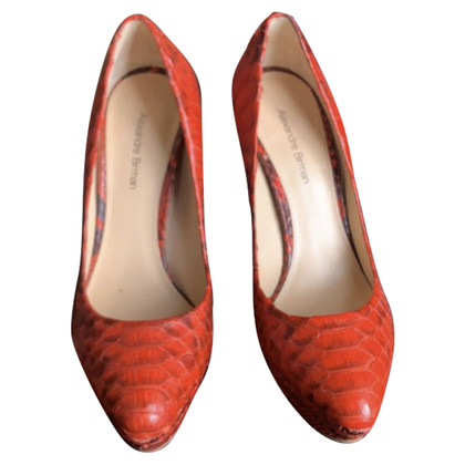 Alexandre Birman Chaussures compensées en Rouge