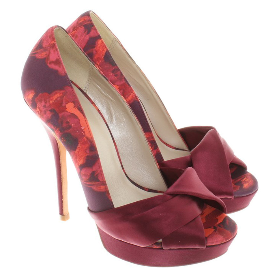 Karen Millen Peep-toes with floral pattern