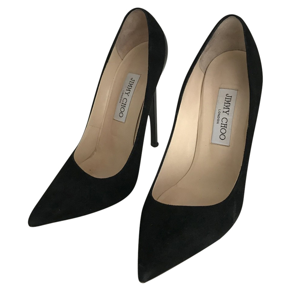 Jimmy Choo Pumps/Peeptoes in Schwarz