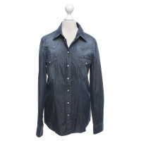 7 For All Mankind Jeans blouse in blue