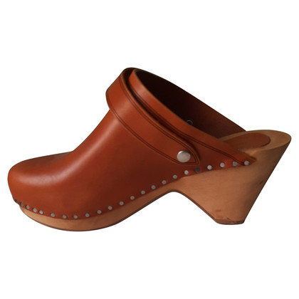 Isabel Marant Wedges Leather in Brown