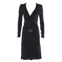 Versace Langarm-Kleid aus Viskose/Seide