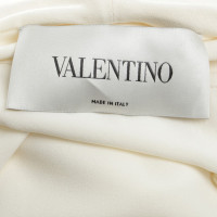 Valentino Garavani Crème-gekleurde lange zijden jurk 