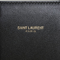 Saint Laurent Sac de Jour Nano en Cuir en Noir